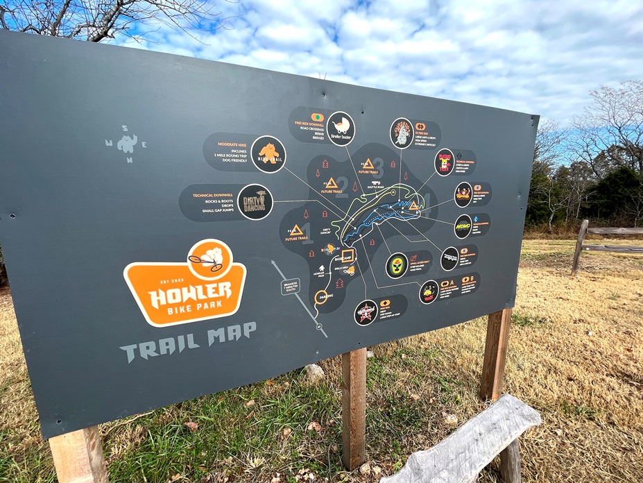 Howler Bike Trail Map - McGill Trails